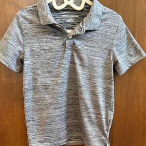 Amazon Essentials Kids Heather Gray Polo Shirt